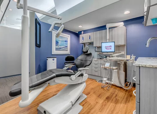 Exam Room inside Dental Clinic Park Ridge IL